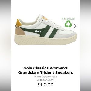 BNWOT Gola Grand Slam Sneakers